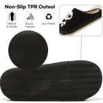 BERANMEY Halloween Slippers for Women Perfect Soft Plush Comfy Warm Slip-On Cute Womens Slippers Indoor Fluffy House Slippers for Women and Men Non-slip Fuzzy Flat Slides - Image 29